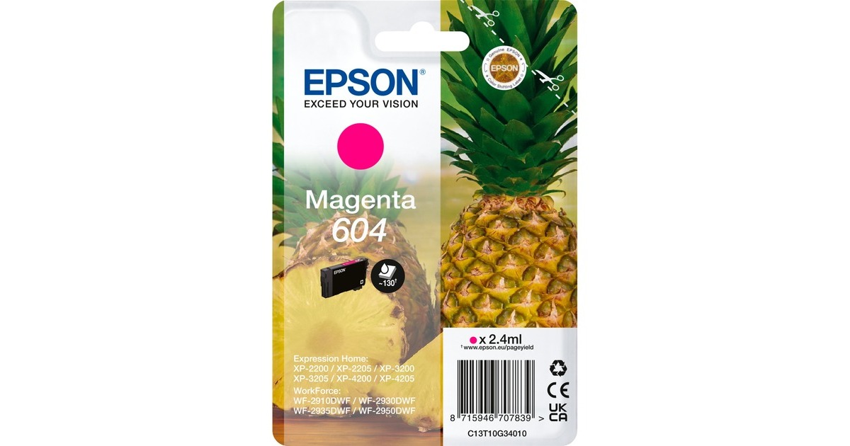Epson Tinte magenta 604 (C13T10G34010)