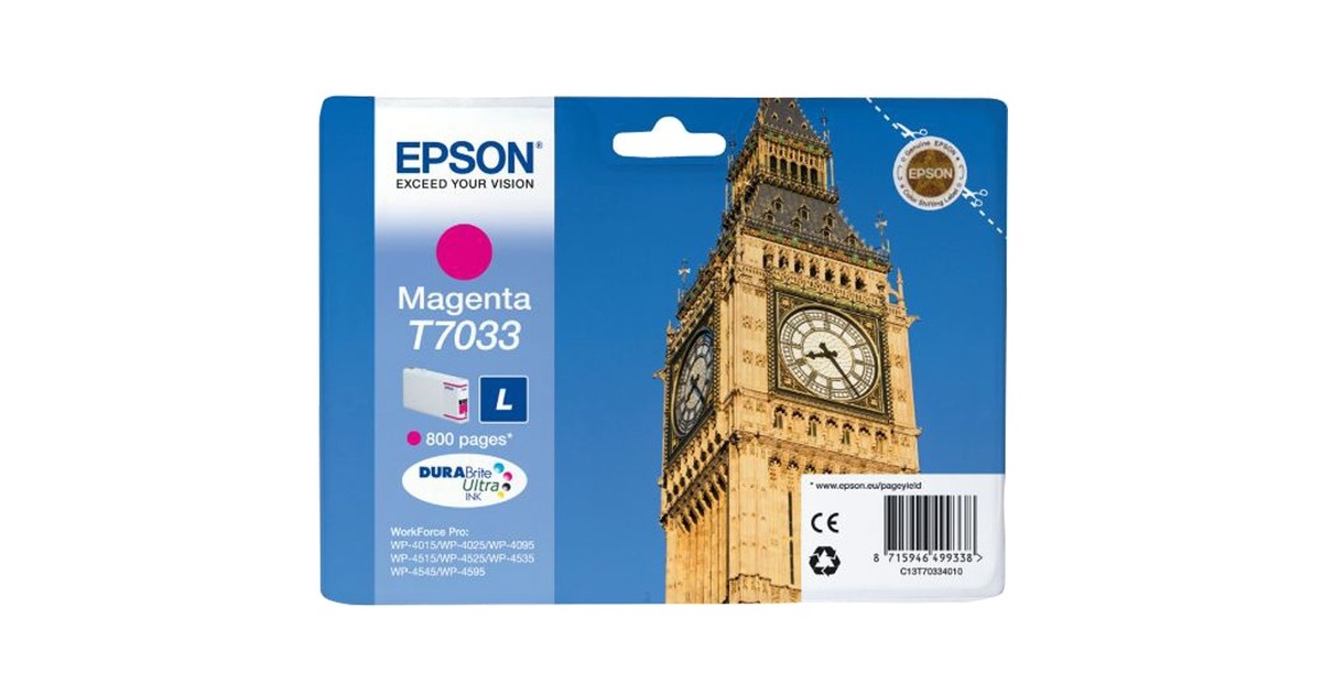 Epson Tinte magenta C13T70334010