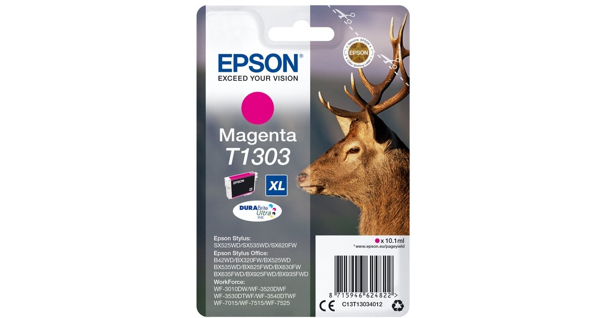 Epson Tinte magenta T1303XL (C13T13034012)(DURABrite)