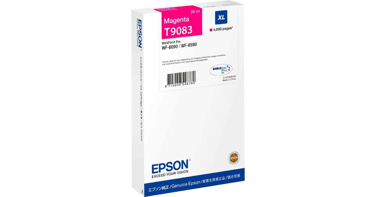 Epson Tinte magenta T9083 (C13T908340) Epson Tinte magenta T9083 (C13T908340)
