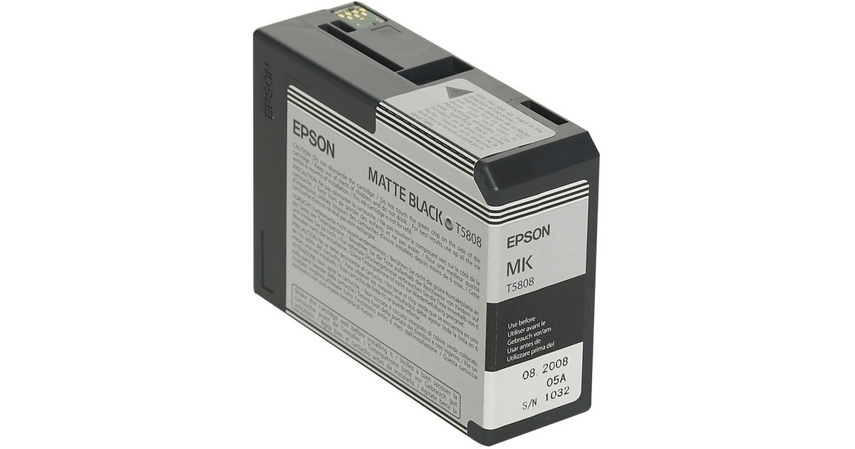 Epson Tinte mattschwarz T580800 (C13T580800) Epson Tinte mattschwarz T580800 (C13T580800)