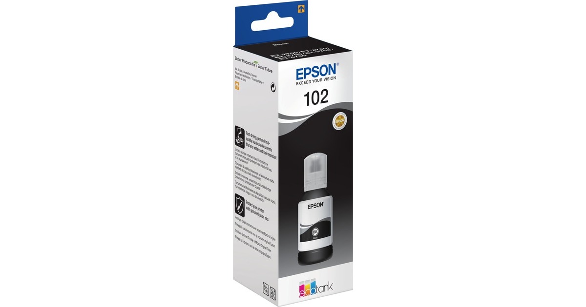 Epson Tinte schwarz 102 EcoTank (C13T03R140)