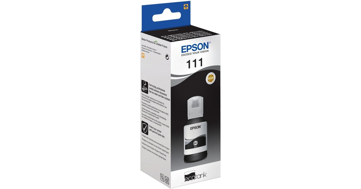 Epson Tinte schwarz 111 Eco Tank (C13T03M140)