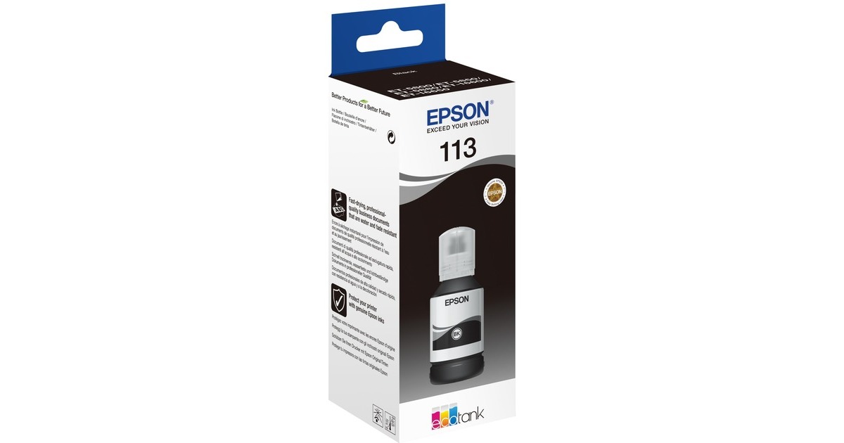 Epson Tinte schwarz 113 EcoTank (C13T06B140)