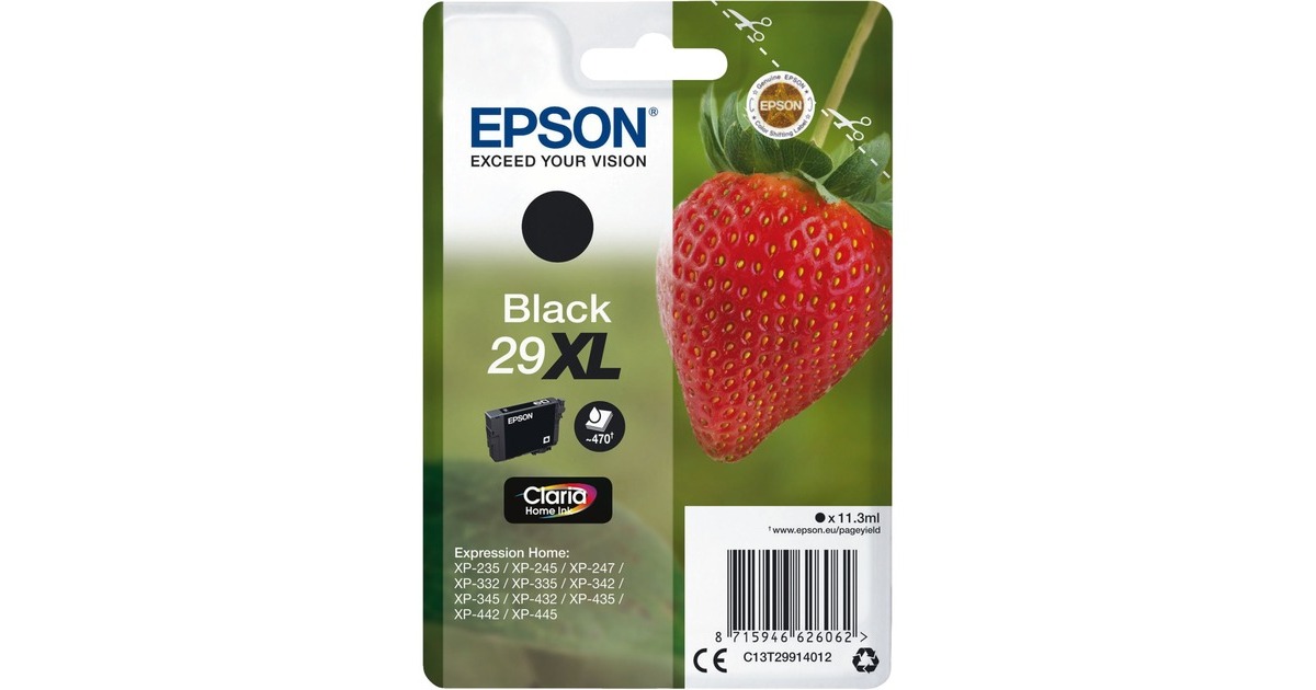 Epson Tinte schwarz 29XL (C13T29914012)(Claria Home)