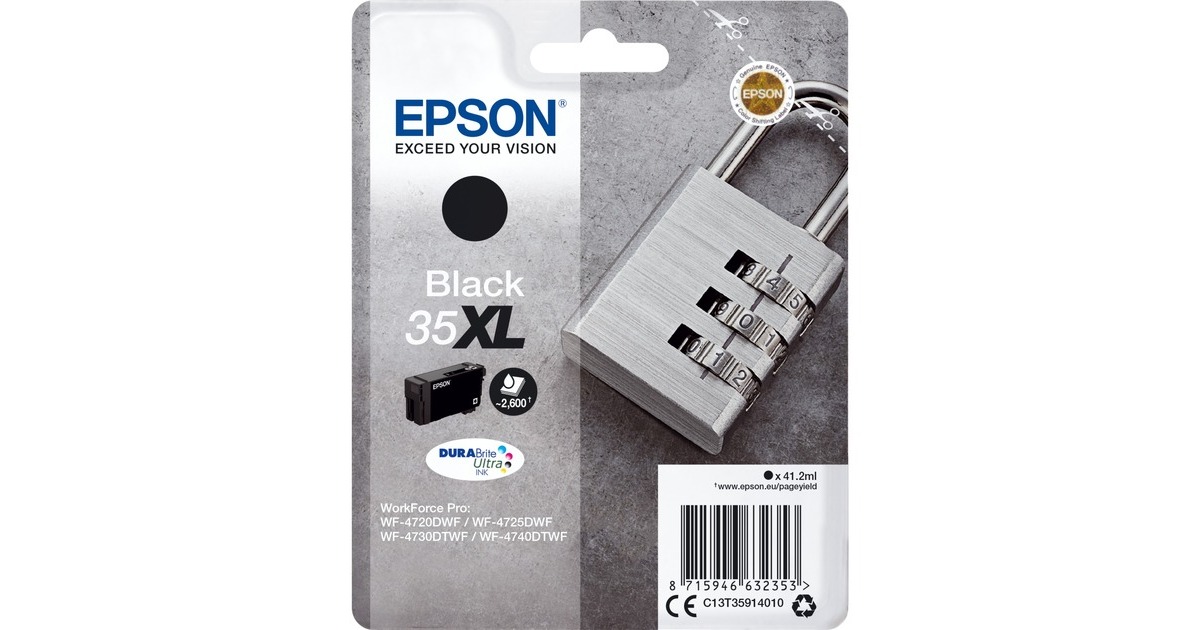 Epson Tinte schwarz 35XL (C13T35914010)(DURABrite Ultra)