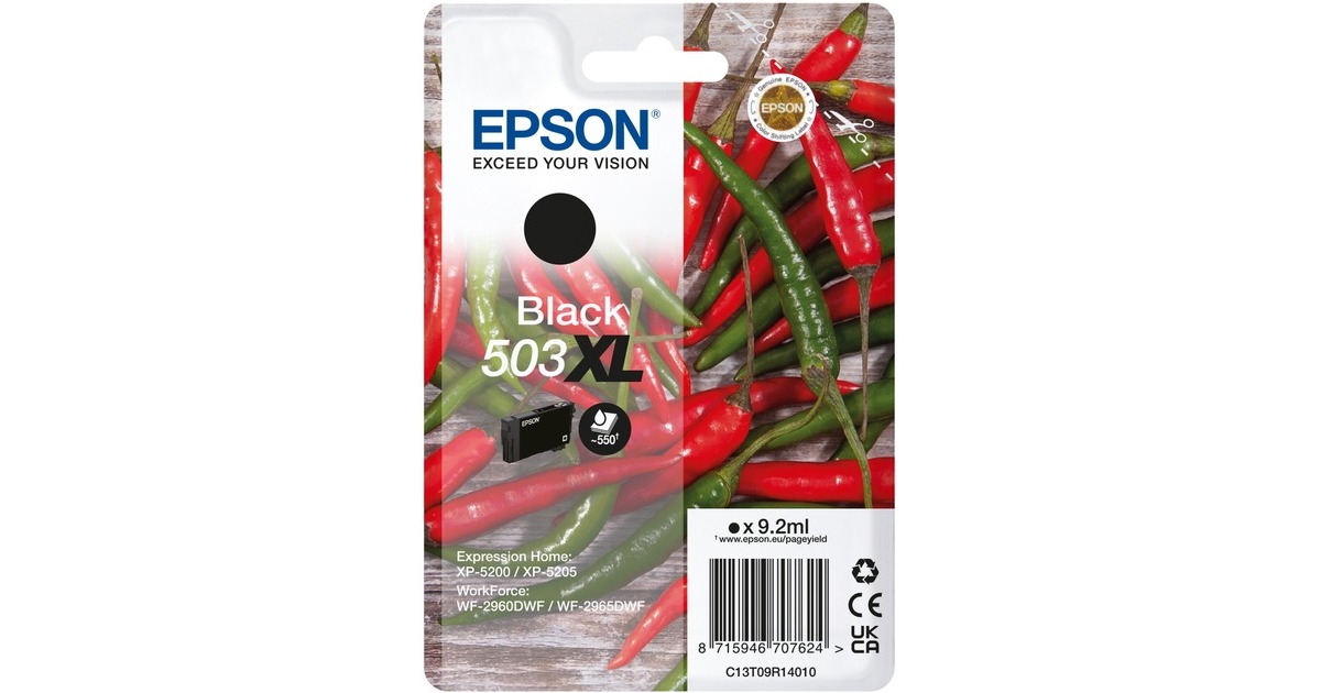 Epson Tinte schwarz 503XL (C13T09R14010)
