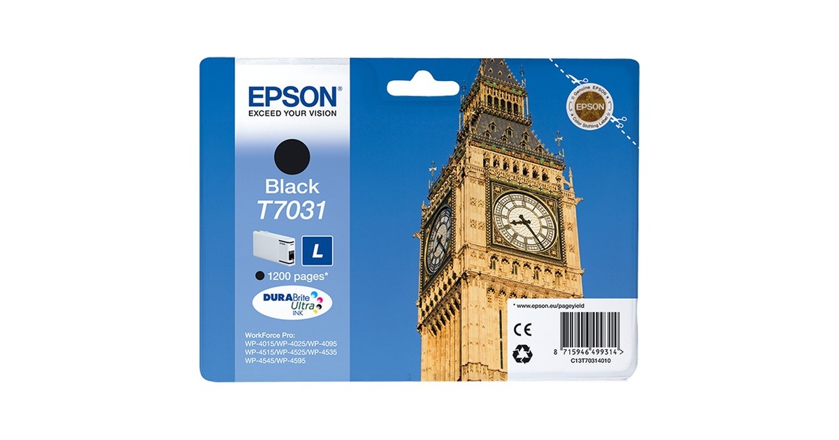 Epson Tinte schwarz C13T70314010