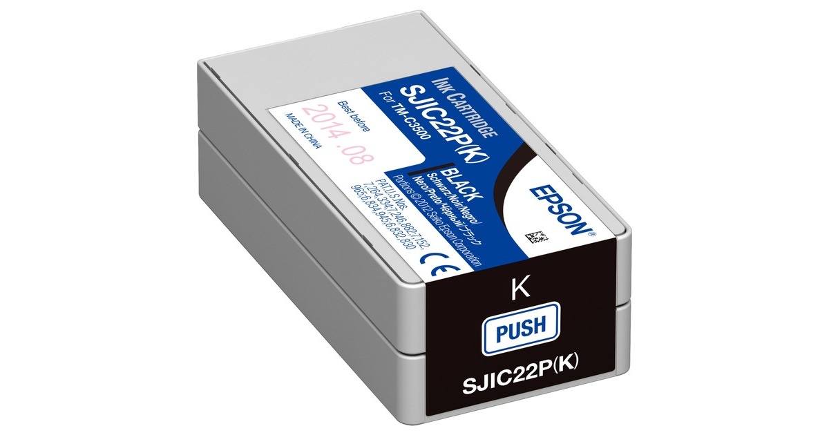 Epson Tinte schwarz SJIC22P(K)
