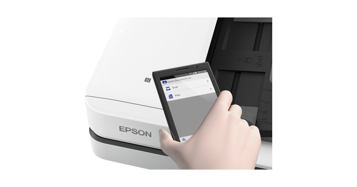 Epson WorkForce DS-1660W, Flachbettscanner(grau/schwarz)