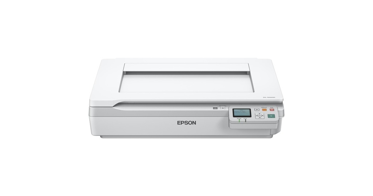 Epson WorkForce DS-50000N, Flachbettscanner(weiß/grau, LAN)