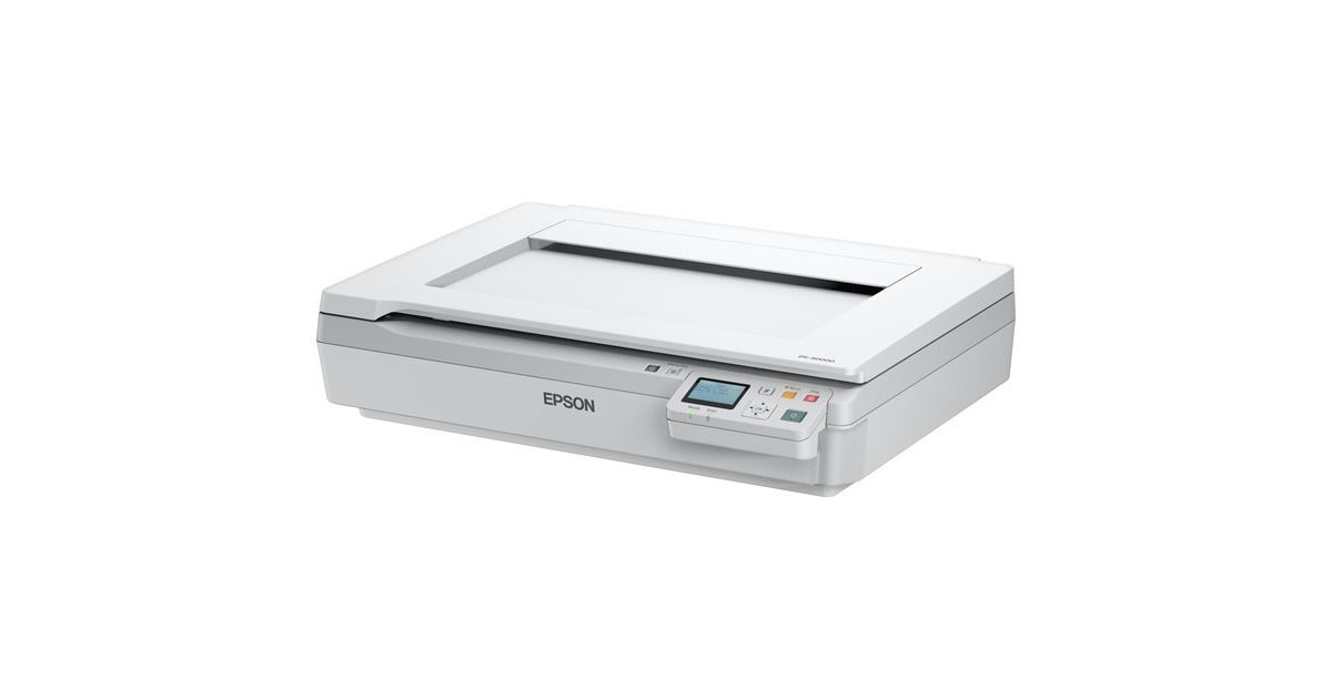 Epson WorkForce DS-50000N, Flachbettscanner(weiß/grau, LAN)