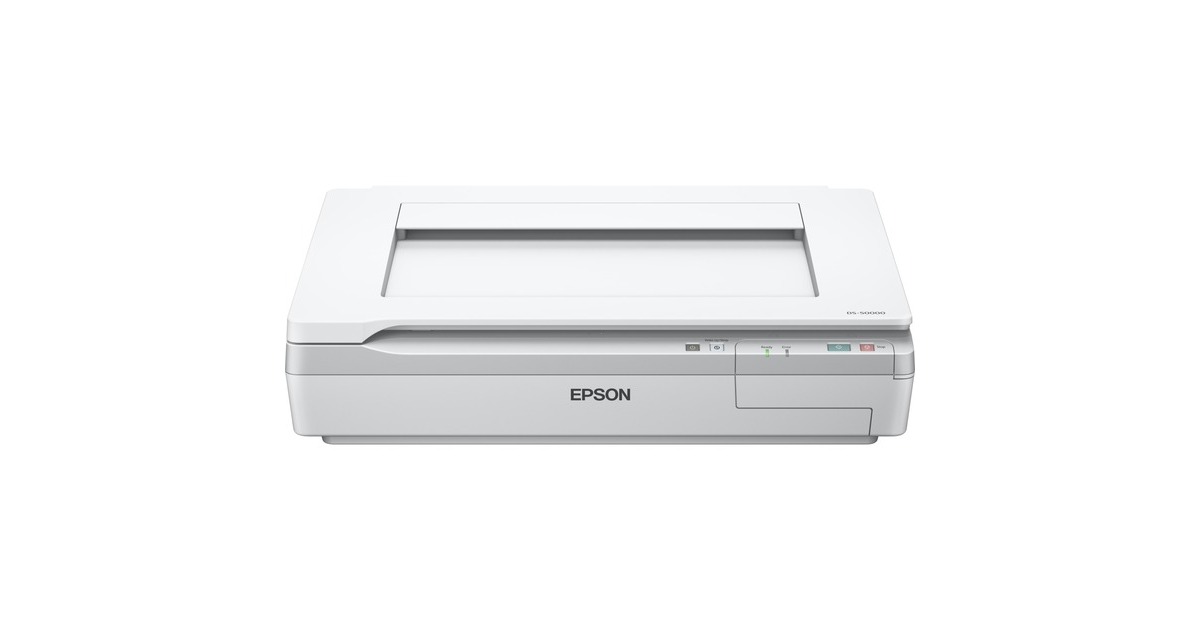 Epson WorkForce DS-50000, Flachbettscanner(weiß/grau, USB)