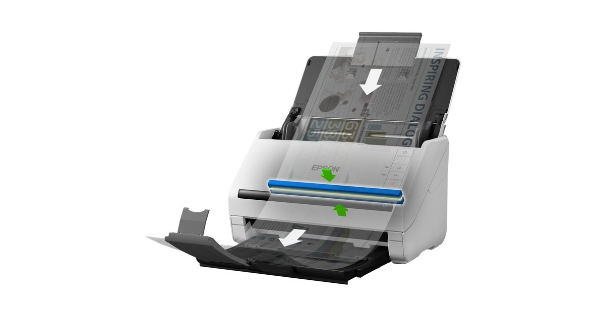 Epson WorkForce DS-530 II, Einzugsscanner(grau/schwarz, USB)