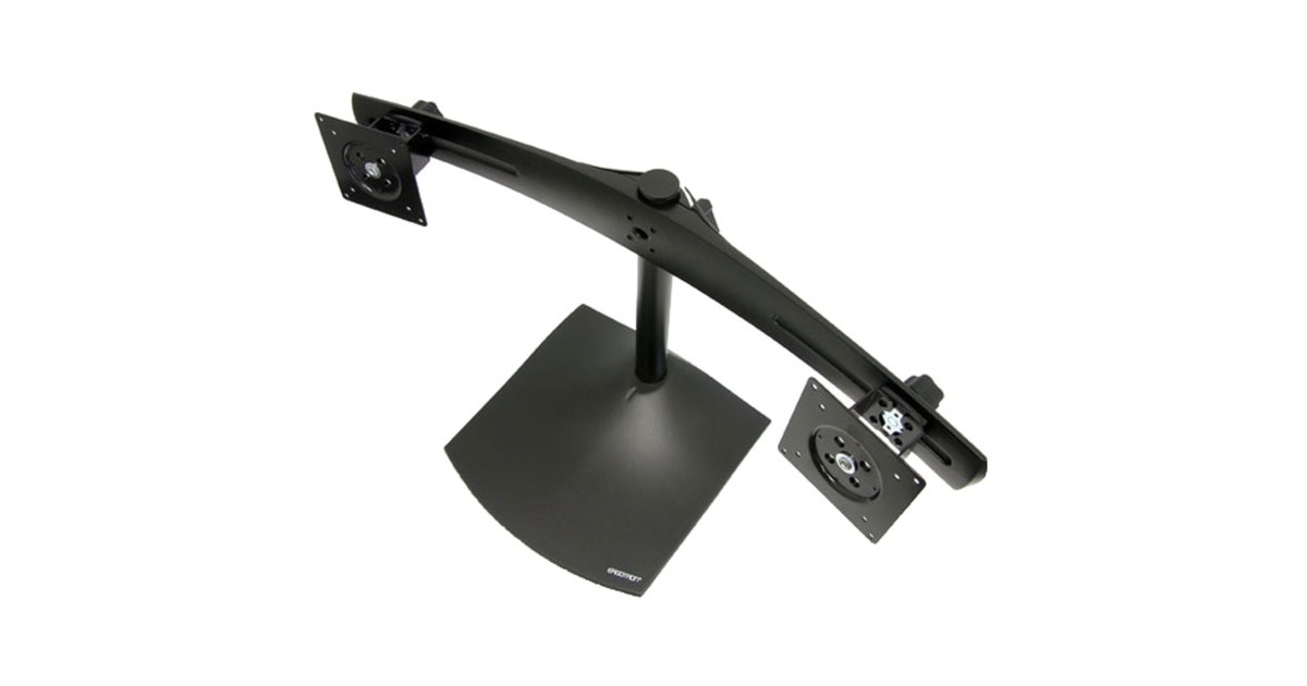 Ergotron DS100 Dual Monitor Desk Stand, Standfuß(schwarz)