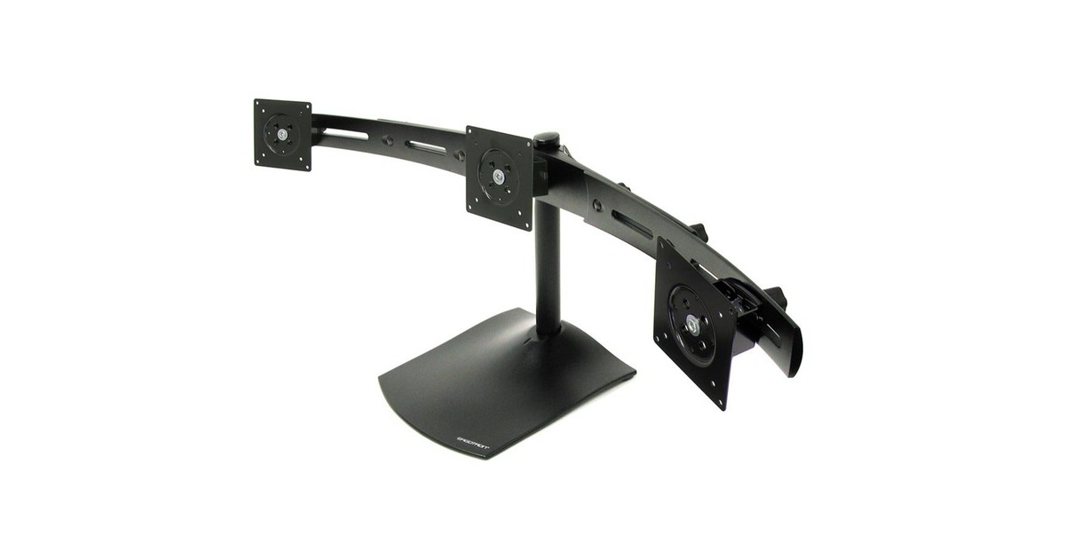 Ergotron DS100 Standfuß, Monitorhalterung(silber)