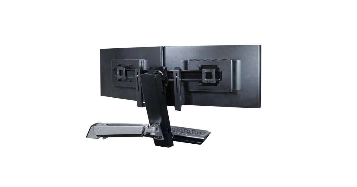 Ergotron Dualmonitor und Griff-Kit, Befestigung/Montage(silber)