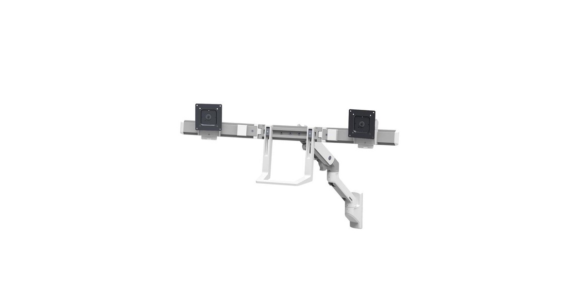 Ergotron HX Dual Monitor Arm, Wandhalterung(weiß)