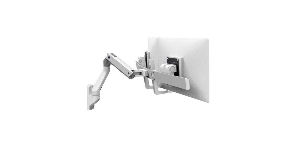 Ergotron HX Dual Monitor Arm, Wandhalterung(weiß)