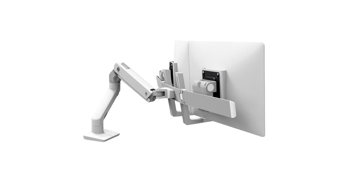 Ergotron HX Dual-Monitor-Schreibtischarm, Monitorhalterung(weiß)