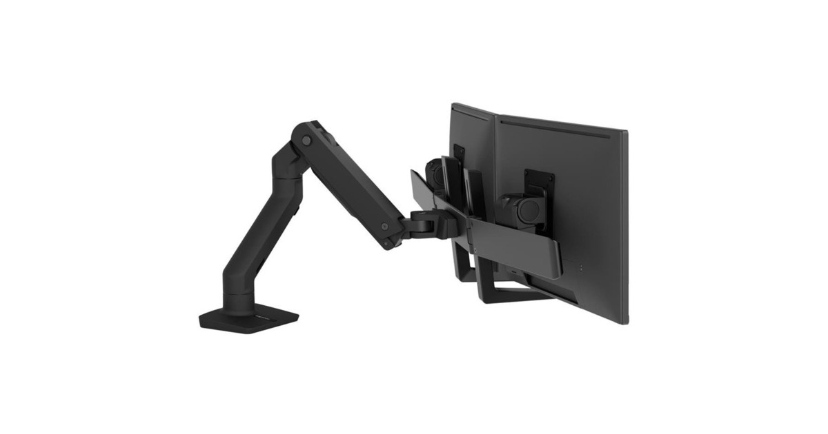 Ergotron HX Dual Tischhalterung, Monitorhalterung(schwarz)