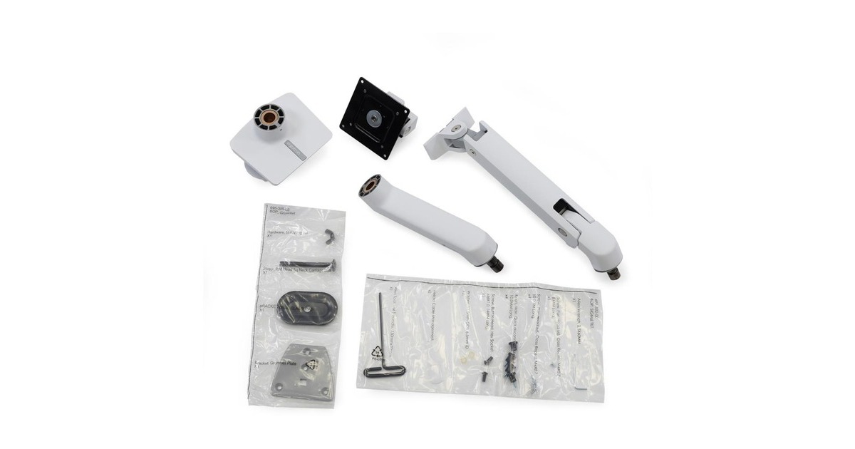 Ergotron HX Monitor Arm mit HD-Gelenk, Monitorhalterung(weiß)