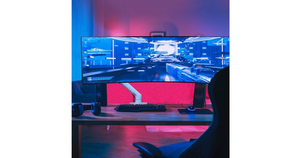 Ergotron HX Monitor Arm mit HD-Gelenk, Monitorhalterung(weiß)