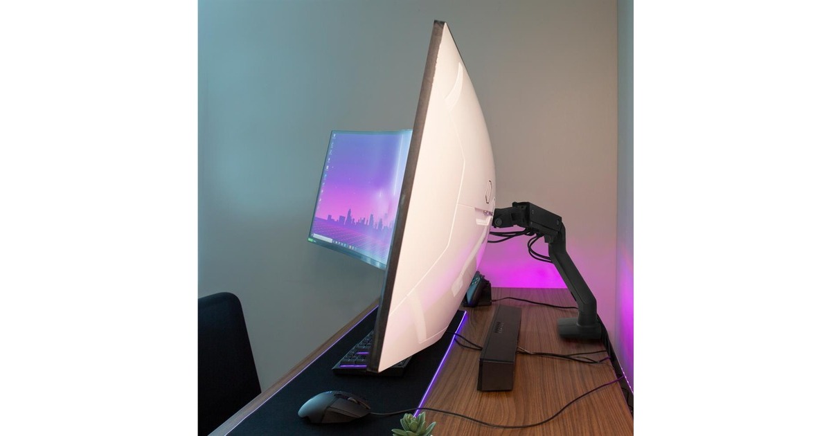 Ergotron HX Monitor Arm mit HD-Gelenk, Monitorhalterung(schwarz)