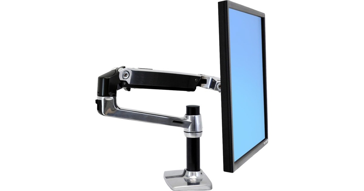 Ergotron LX Desk Mount LCD Arm ALU, Monitorhalterung(silber)