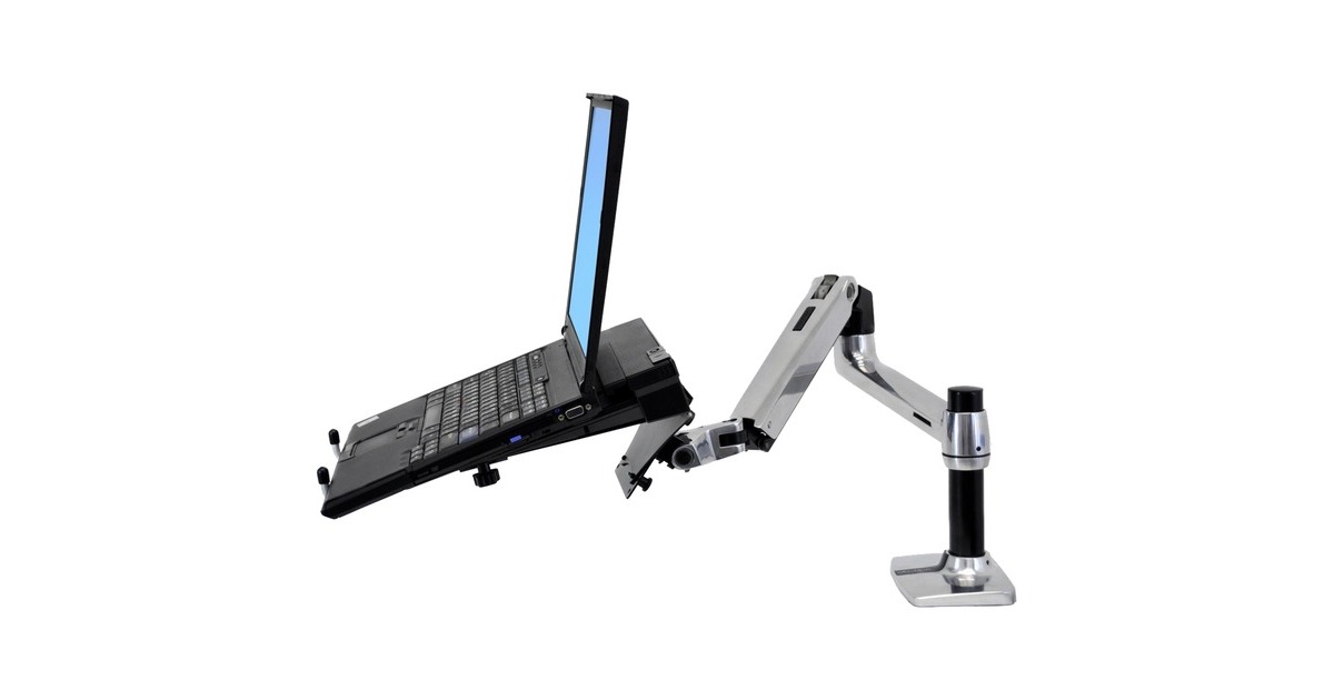 Ergotron LX Desk Mount LCD Arm ALU, Monitorhalterung(silber)
