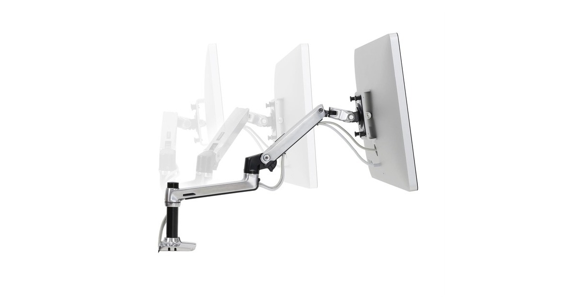 Ergotron LX Desk Mount LCD Arm ALU, Monitorhalterung(silber)