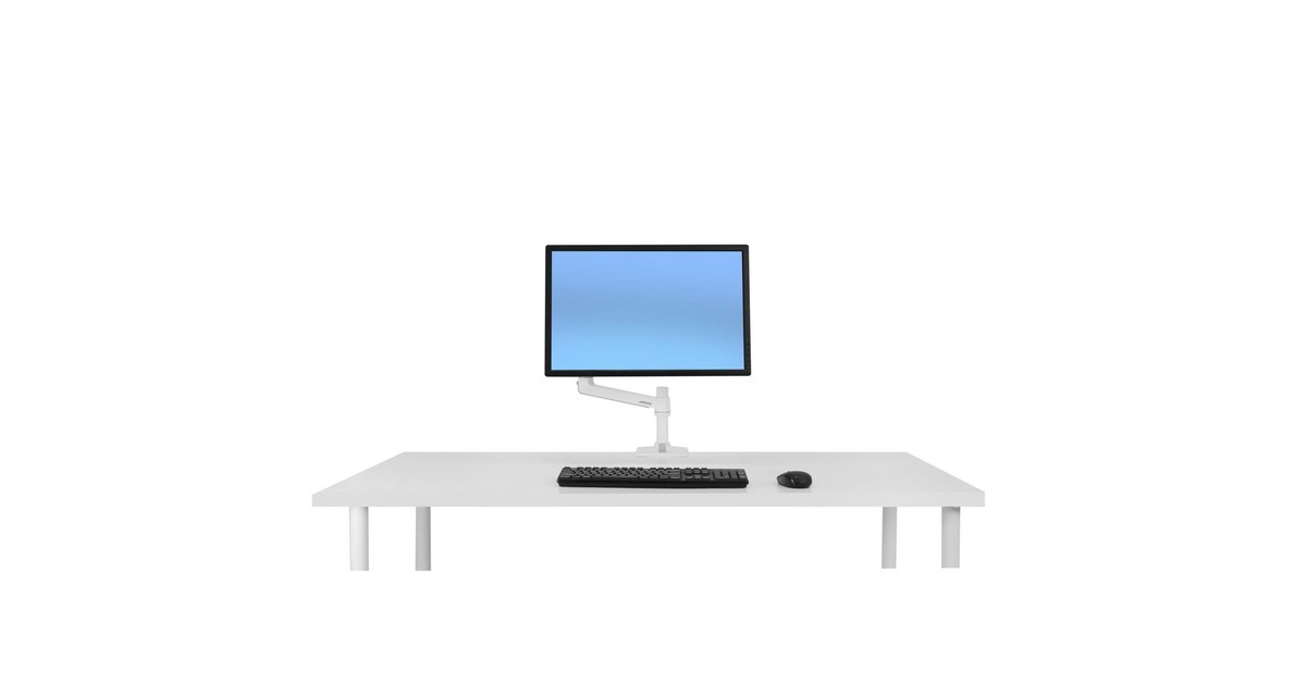 Ergotron LX Desk Mount LCD Arm, Monitorhalterung(weiß, für Tischmontage)