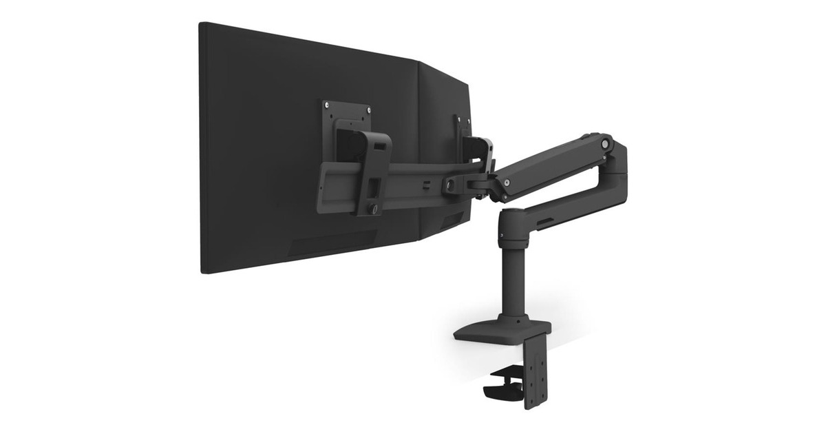 Ergotron LX Dual Direct Monitor Arm, Monitorhalterung(schwarz)