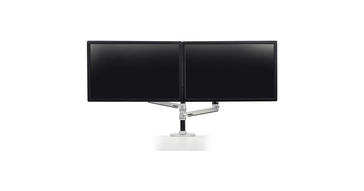 Ergotron LX Dual Monitor Arm, Monitorhalterung(silber)