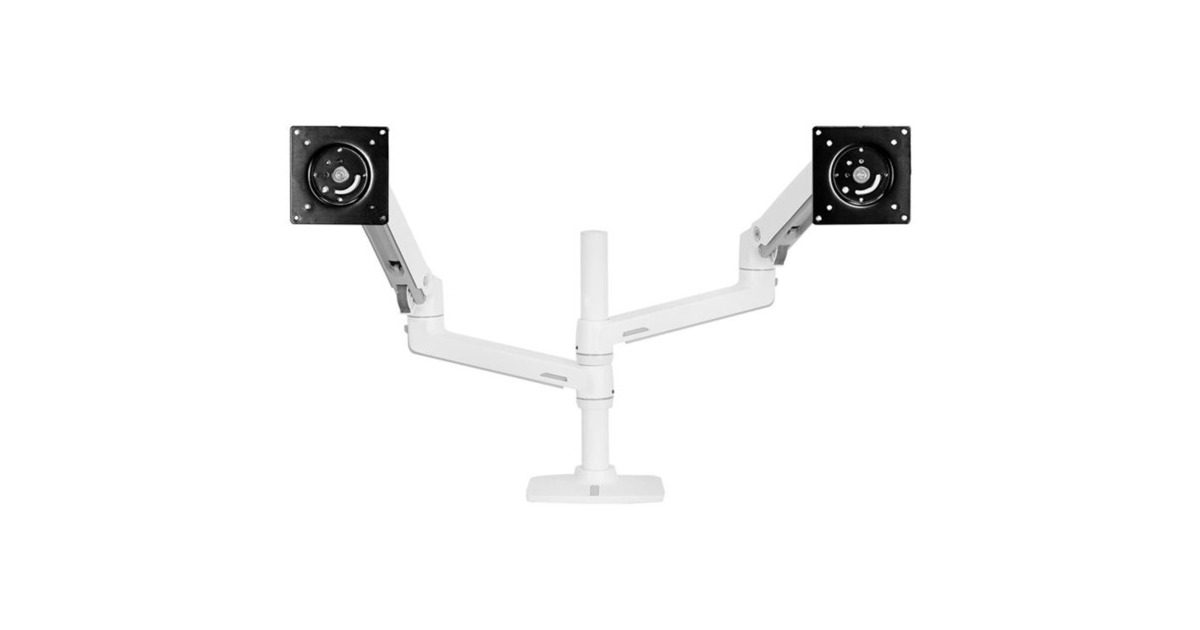 Ergotron LX Dual Monitor Arm, Monitorhalterung(weiß)