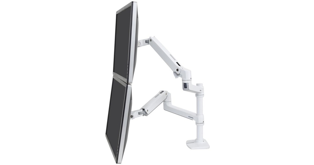 Ergotron LX Dual Monitor Arm, Monitorhalterung(weiß)