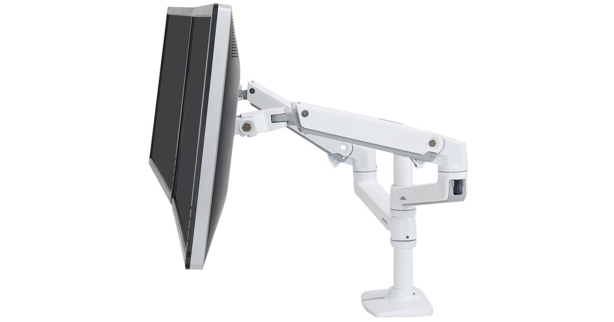 Ergotron LX Dual Monitor Arm, Monitorhalterung(weiß)