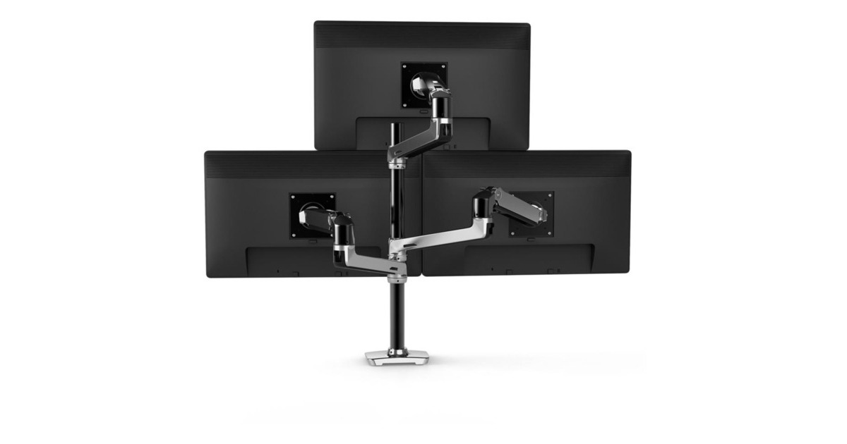 Ergotron LX Dual Monitor Arm, Monitorhalterung(aluminium)