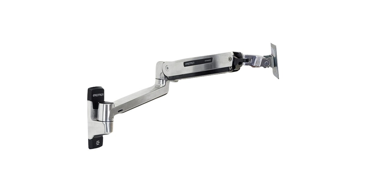 Ergotron LX HD Steh-Sitz-Arm für Wandmontage, Wandhalterung(aluminium)