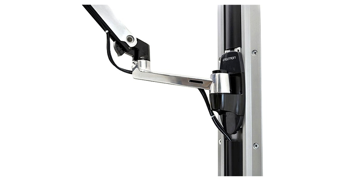 Ergotron LX Kombisystem Wandmontage, Wandhalterung(silber/schwarz)