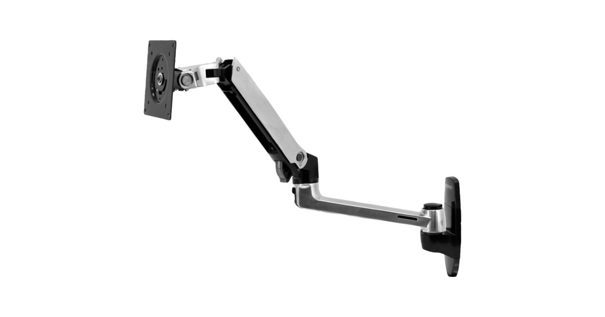 Ergotron LX LCD Arm für Wandmontage, Wandhalterung(silber)