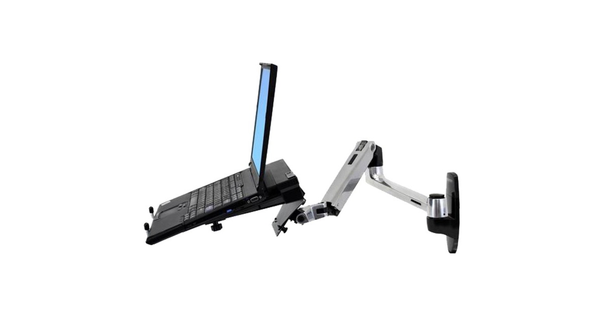 Ergotron LX LCD Arm für Wandmontage, Wandhalterung(silber)