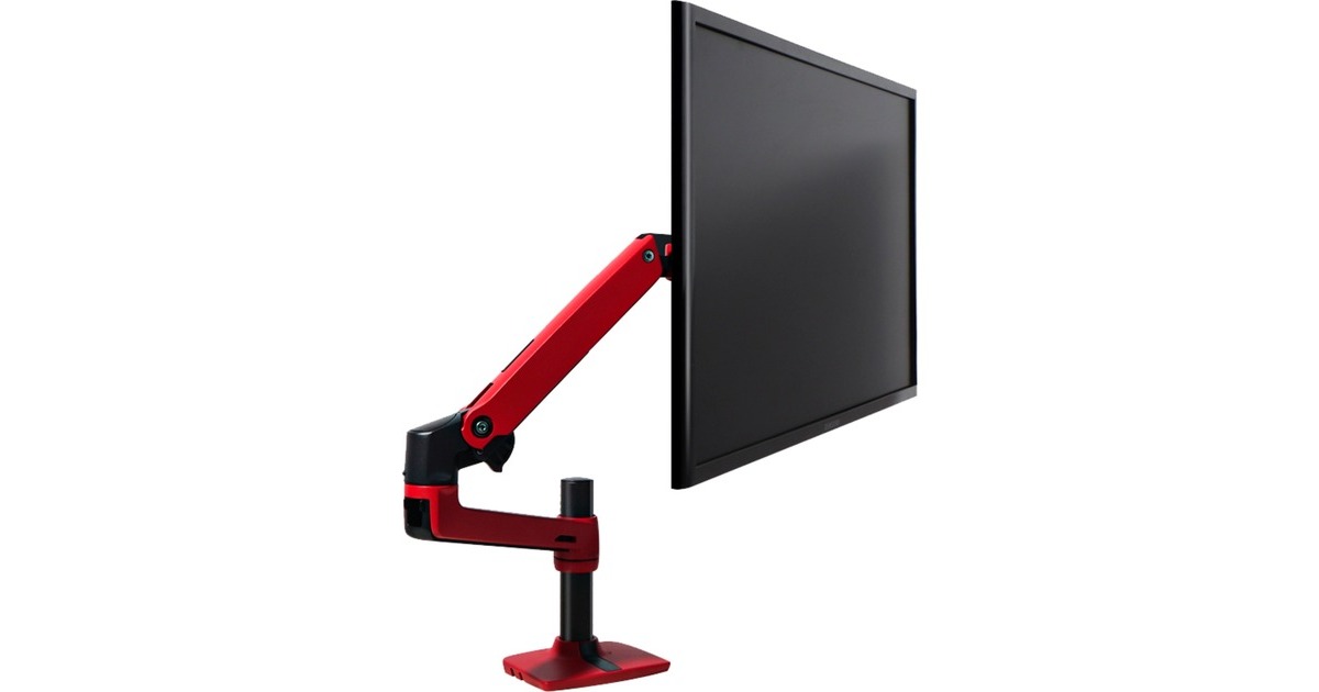 Ergotron LX Monitor Arm, Monitorhalterung(rot/schwarz)