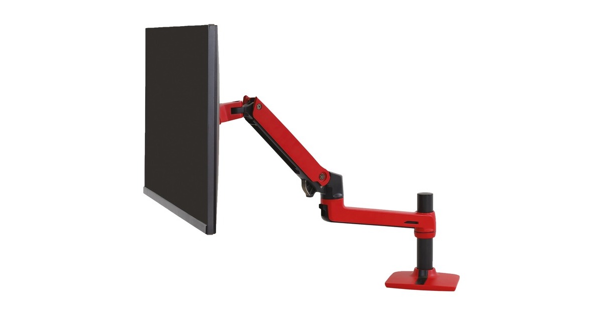 Ergotron LX Monitor Arm, Monitorhalterung(rot/schwarz)