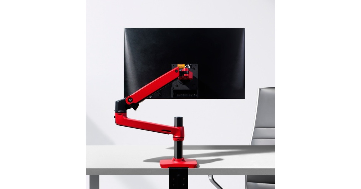 Ergotron LX Monitor Arm, Monitorhalterung(rot/schwarz)
