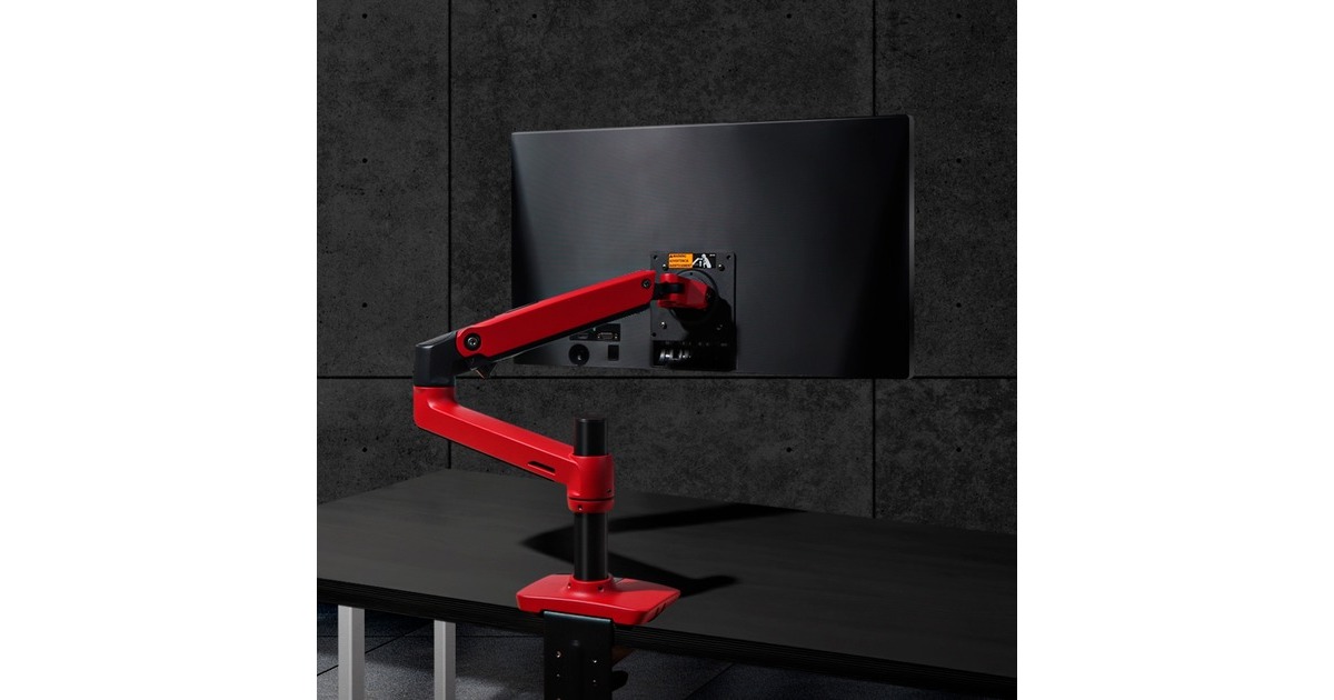 Ergotron LX Monitor Arm, Monitorhalterung(rot/schwarz)