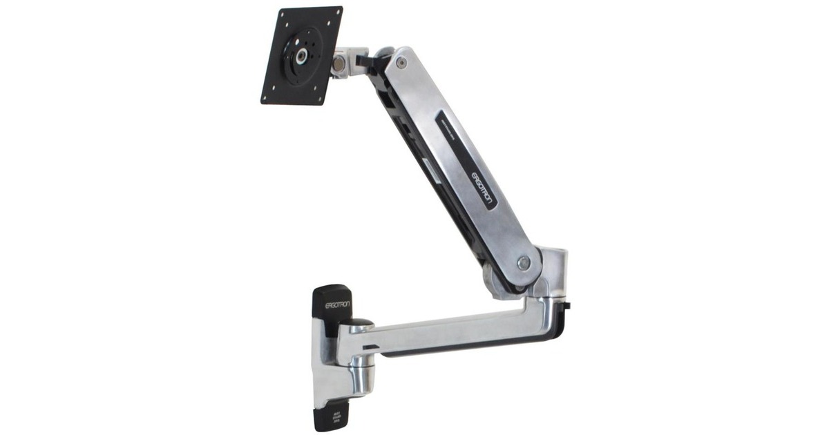 Ergotron LX Steh-Sitz Monitor Arm, Monitorhalterung(silber)