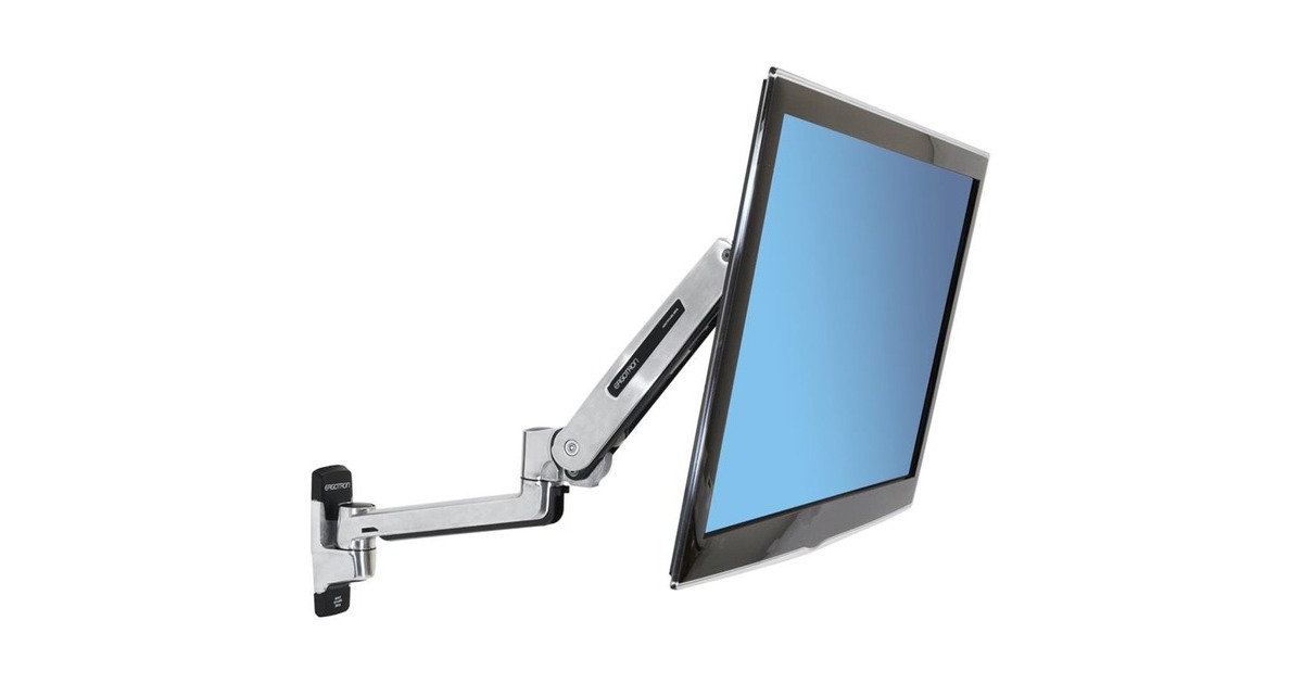 Ergotron LX Steh-Sitz Monitor Arm, Monitorhalterung(silber)