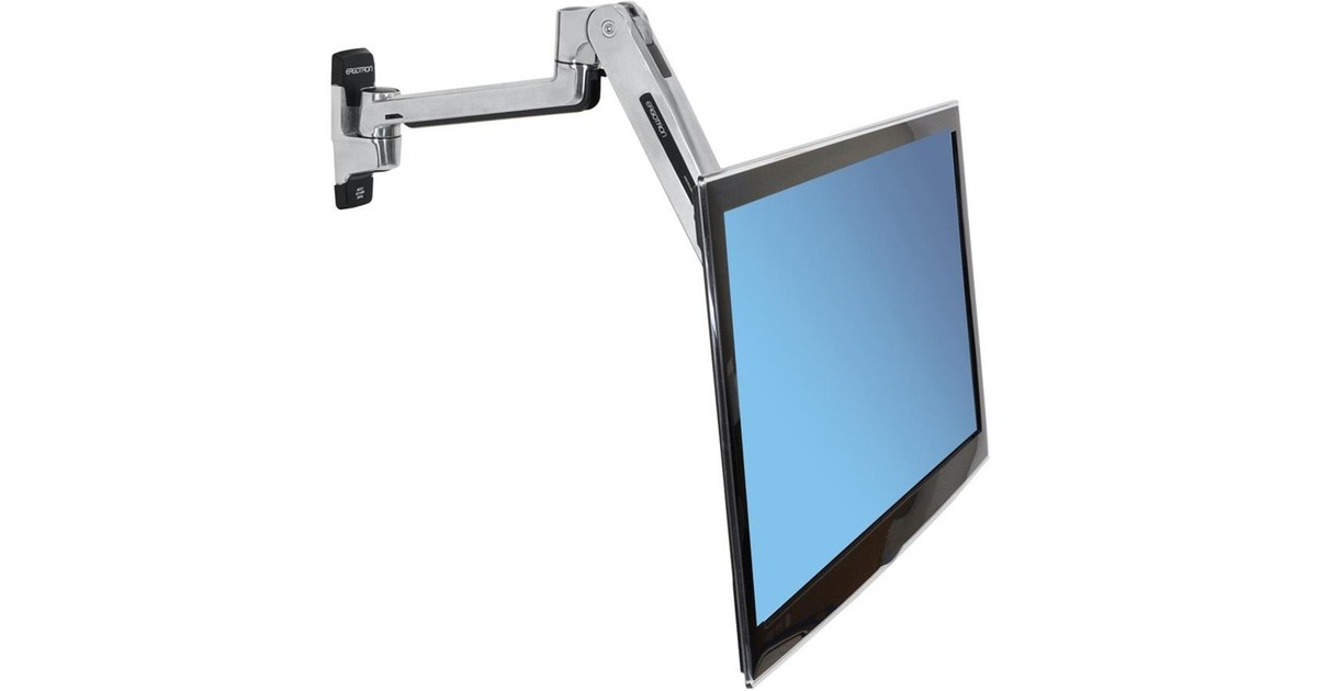 Ergotron LX Steh-Sitz Monitor Arm, Monitorhalterung(silber)
