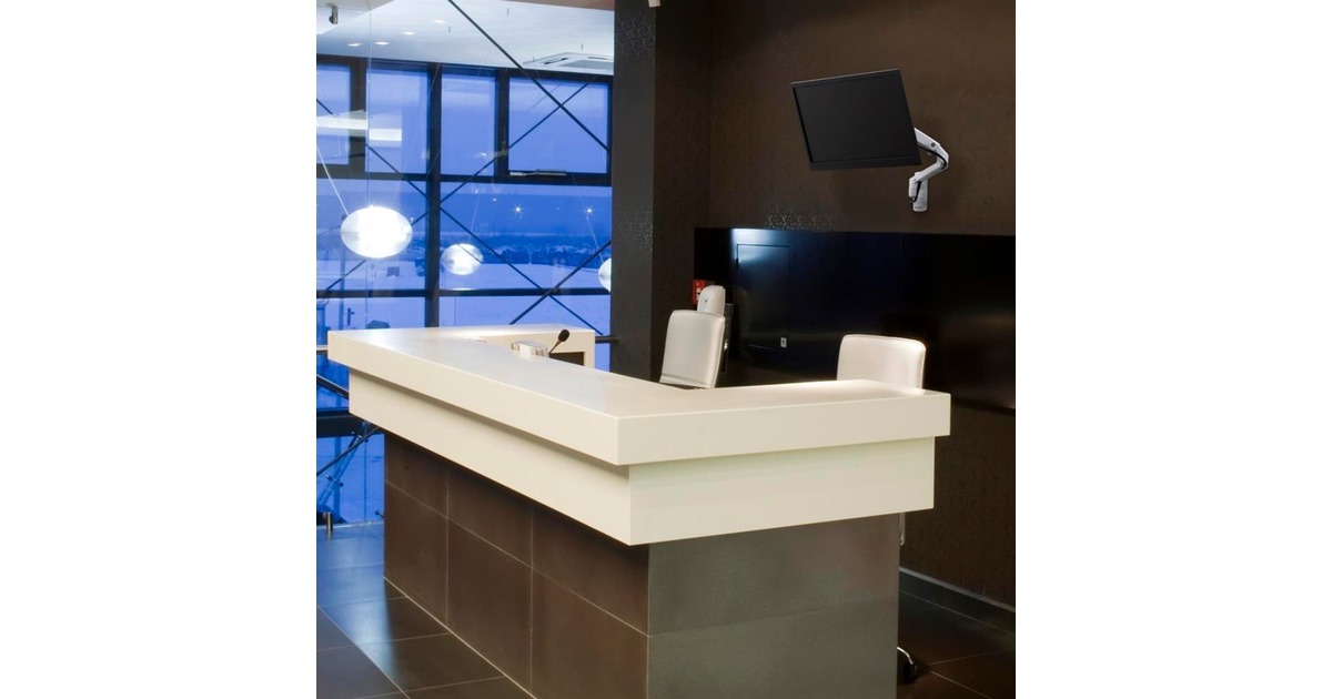 Ergotron MXV Wand-Monitor-Arm, Monitorhalterung(weiß)